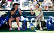 In Picture: Madison Keys and Belinda Bencic at the 2025 BNP Paribas Open (Source: Getty)